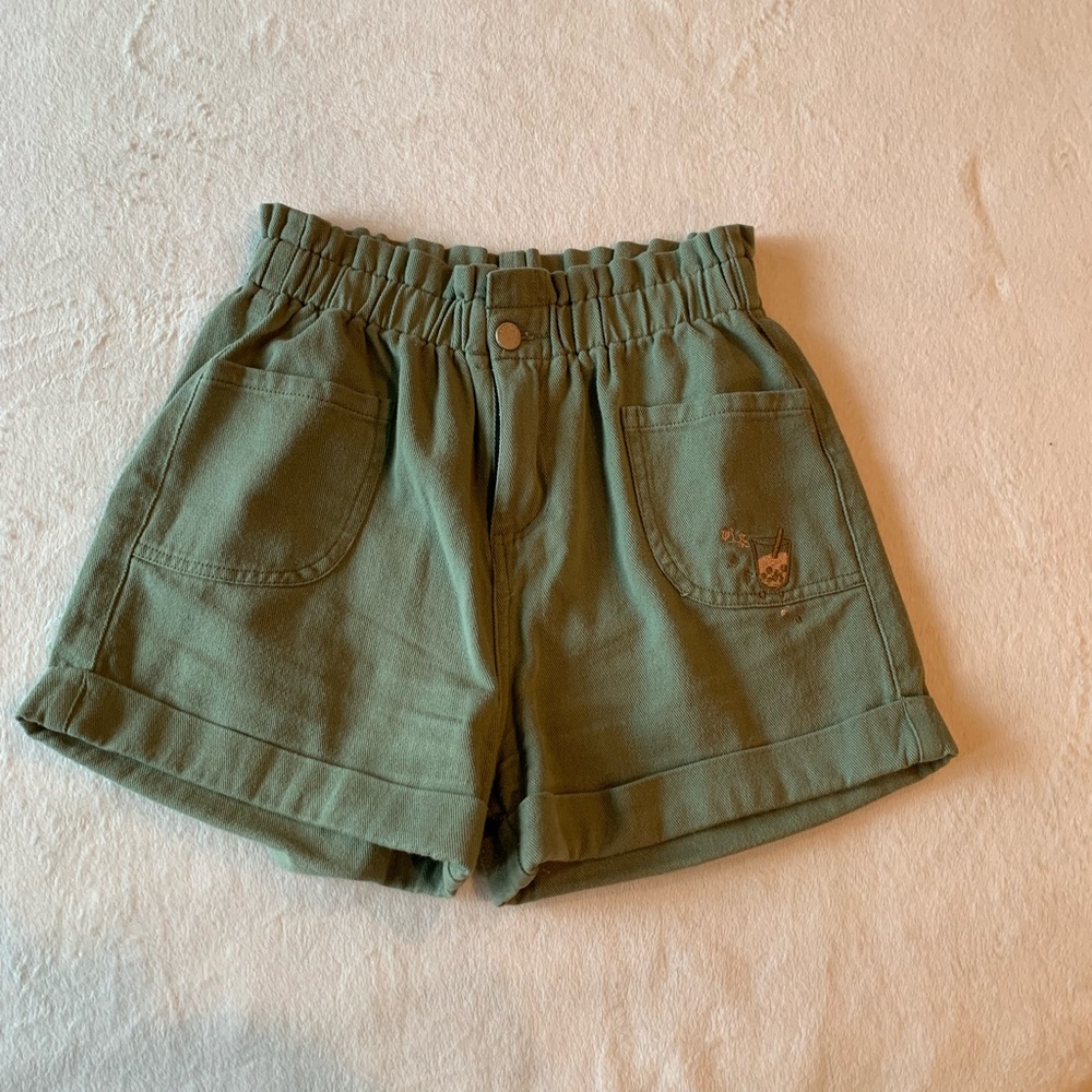 Snbl army green boba shorts